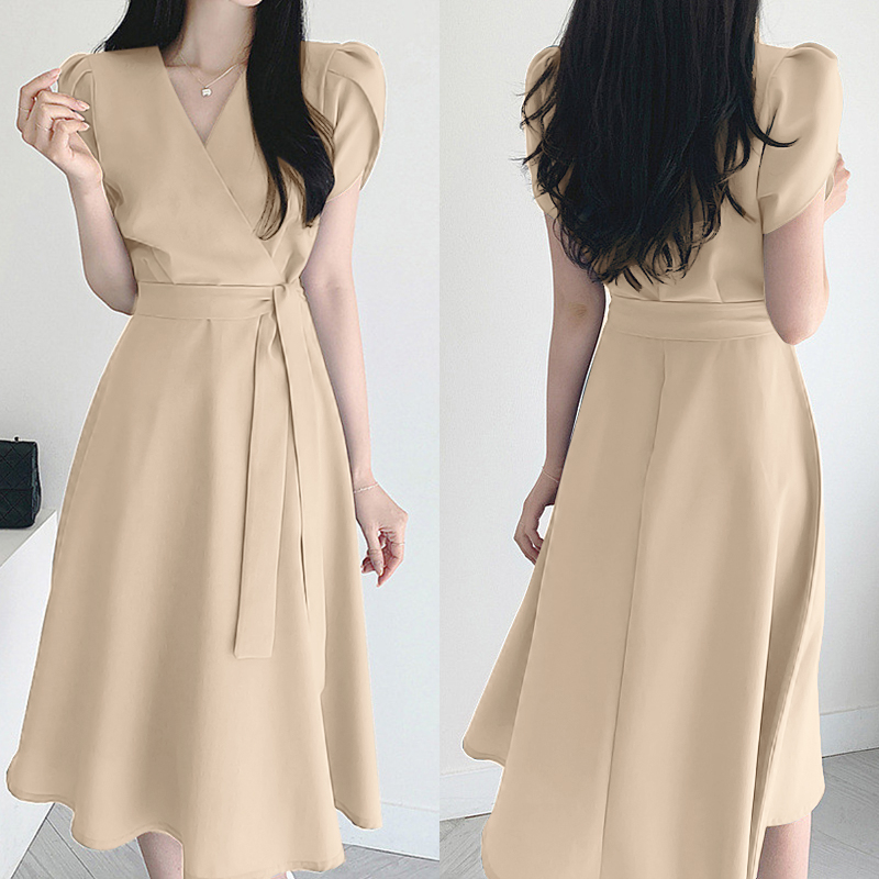 Men'S Formal Wear For Wedding Guest - ZANZEA Women's Elegant Midi Tea Dresses