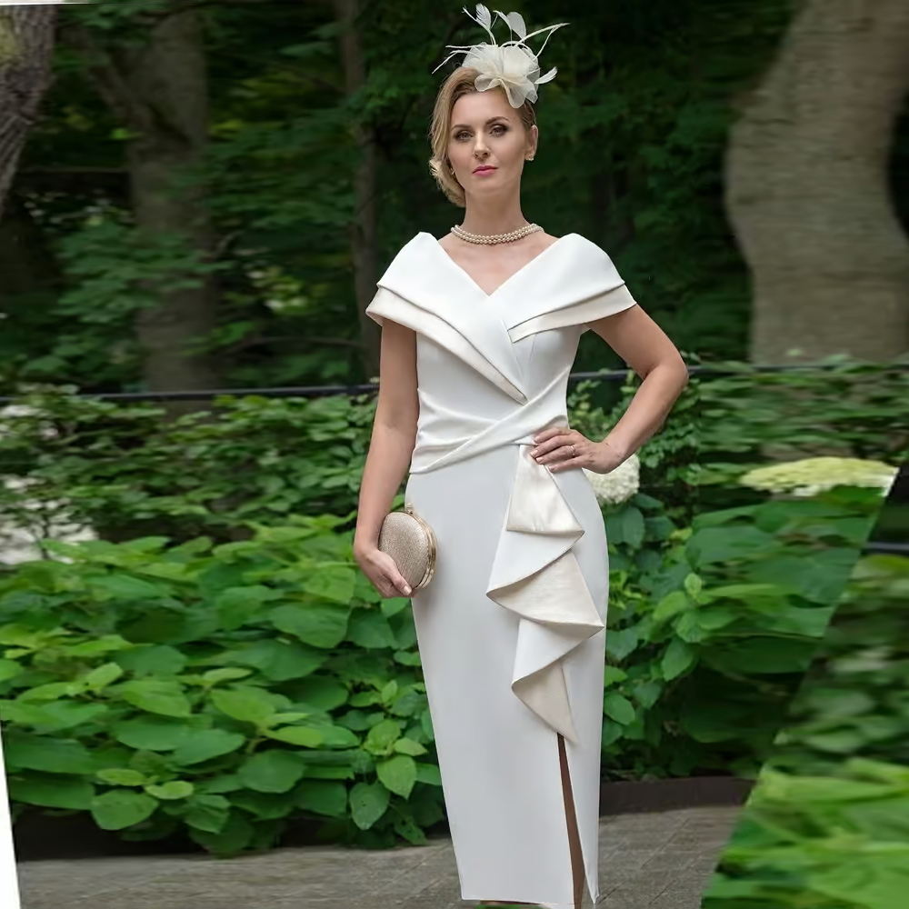 Men'S Formal Wear For Wedding Guest - Sheath Mother of the Bride Dress
