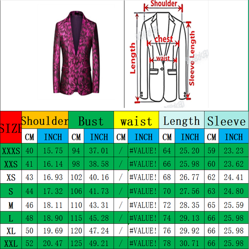 Red men's long-sleeved suit ja - Men Formal Wear Purple recensione e prezzo