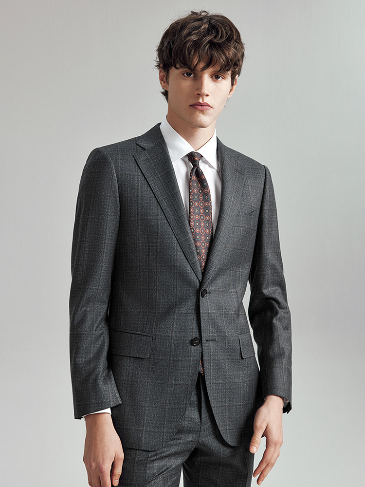 100% Wool Suits For Men Slim F - Men Formal Wear Fashion recensione e prezzo
