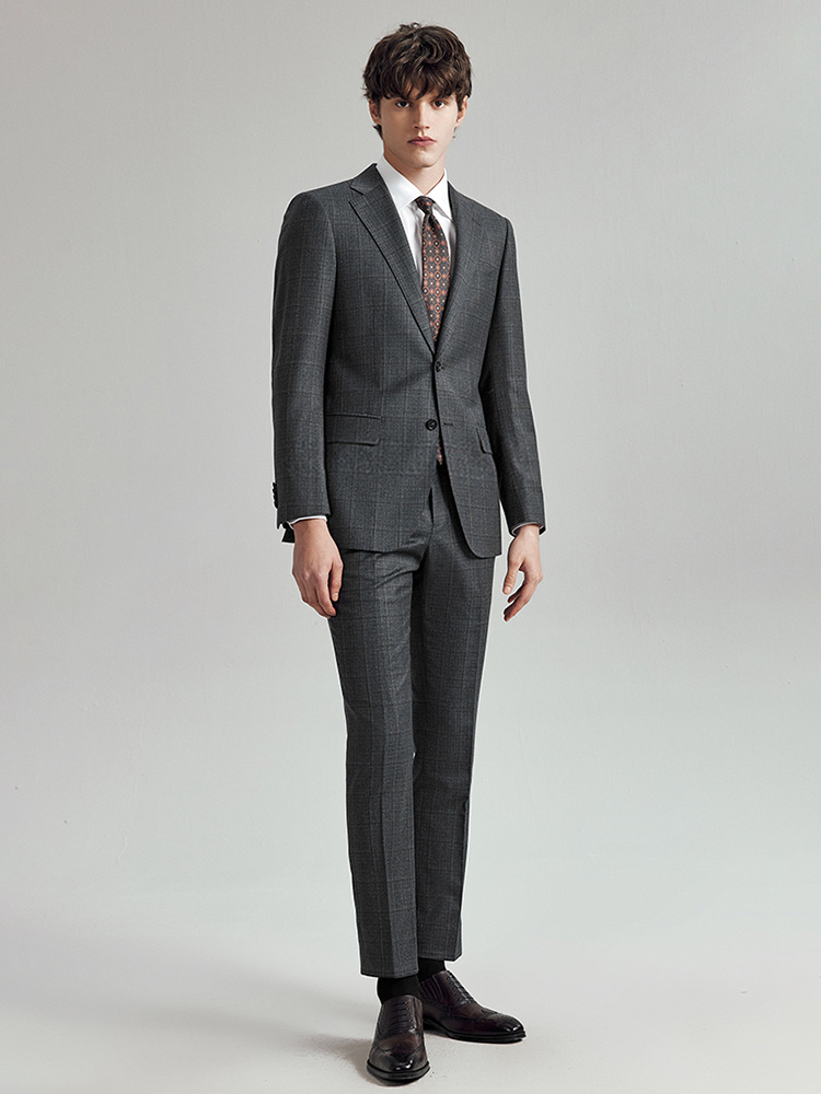 100% Wool Suits For Men Slim F - Men Formal Wear Fashion recensione e prezzo