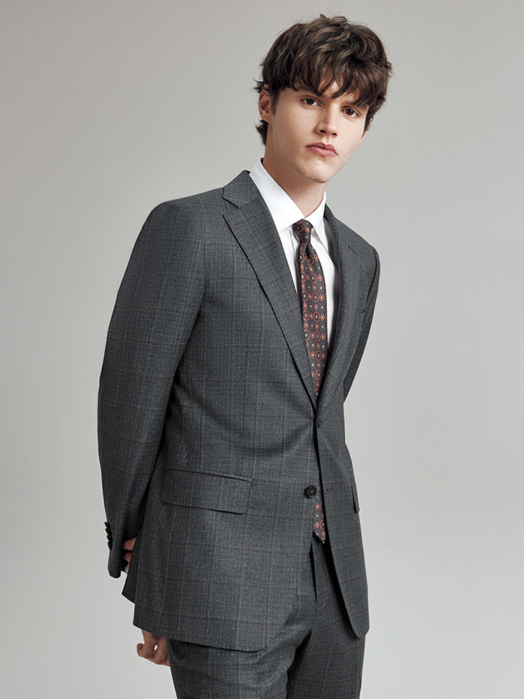 100% Wool Suits For Men Slim F - Men Formal Wear Fashion recensione e prezzo