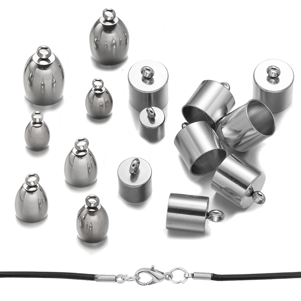 20pcs Tube End Caps Stainless  - Patent Leather Oxford recensione e prezzo