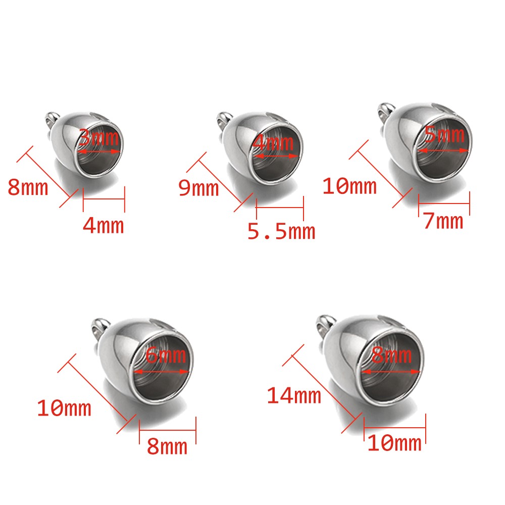 20pcs Tube End Caps Stainless  - Patent Leather Oxford recensione e prezzo
