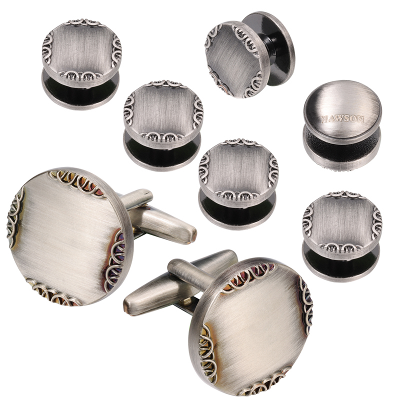 New Ancient Silver Color Cuffl - Cufflinks Silver Set recensione e prezzo