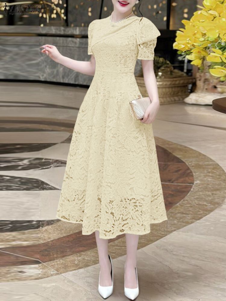 ZANZEA Women Elegant Layered L - Men'S Formal Wear For Wedding Guest recensione e prezzo