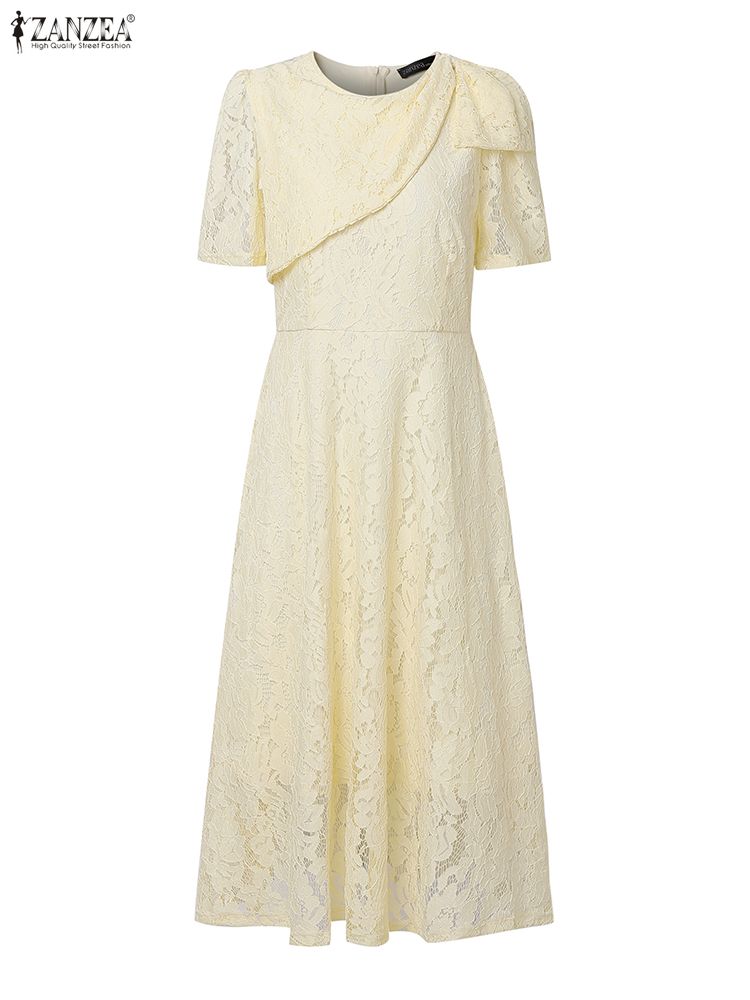 ZANZEA Women Elegant Layered L - Men'S Formal Wear For Wedding Guest recensione e prezzo
