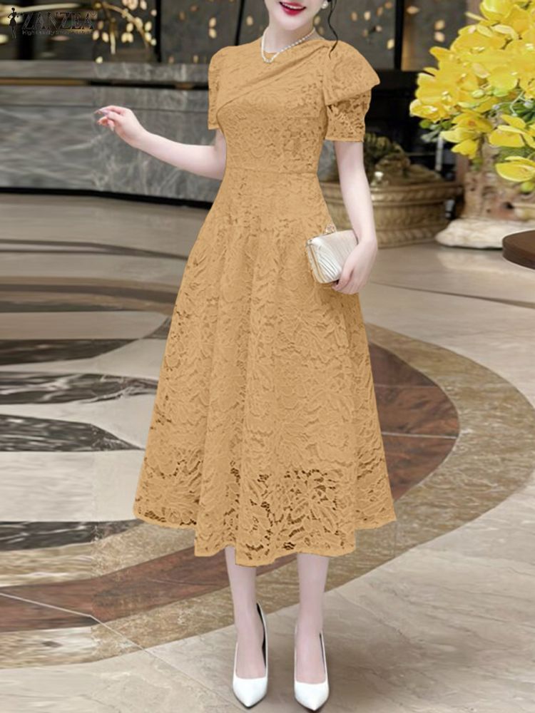 ZANZEA Women Elegant Layered L - Men'S Formal Wear For Wedding Guest recensione e prezzo