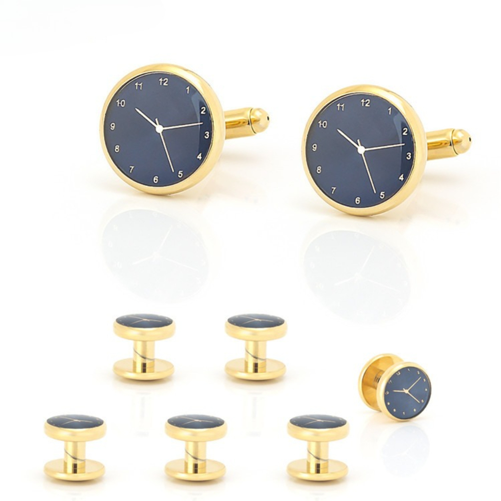 Time Aesthetics Gold Silver Cl - Cufflinks Silver Set recensione e prezzo