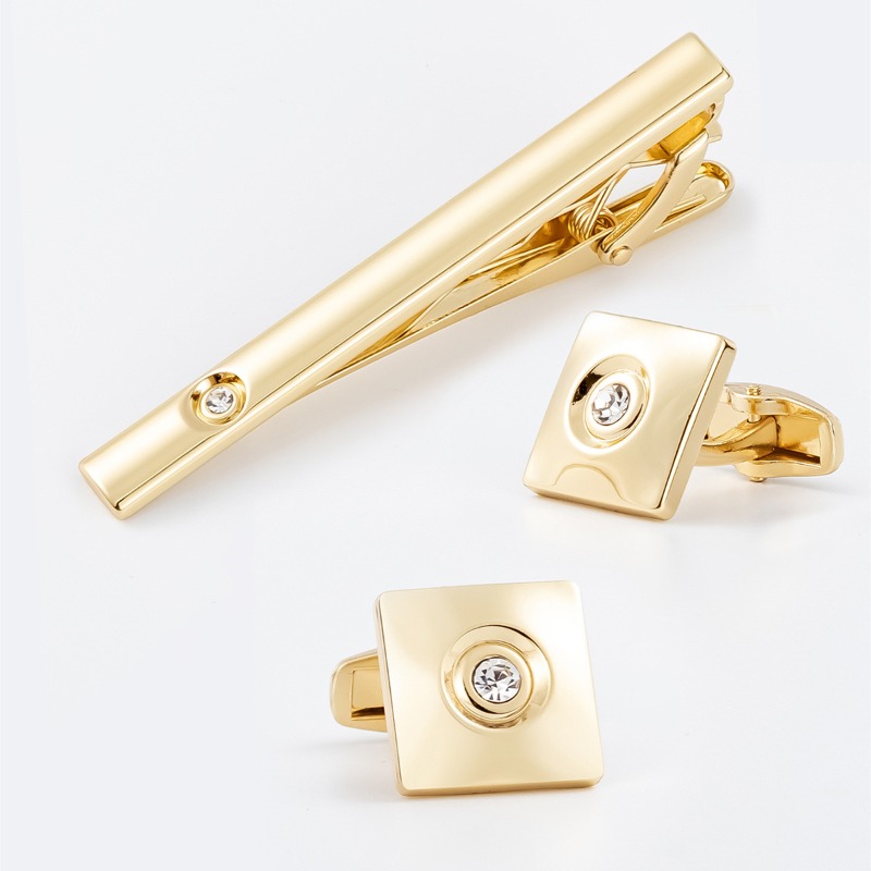 Light Luxury Gold Silver Squar - Cufflinks Silver Set recensione e prezzo