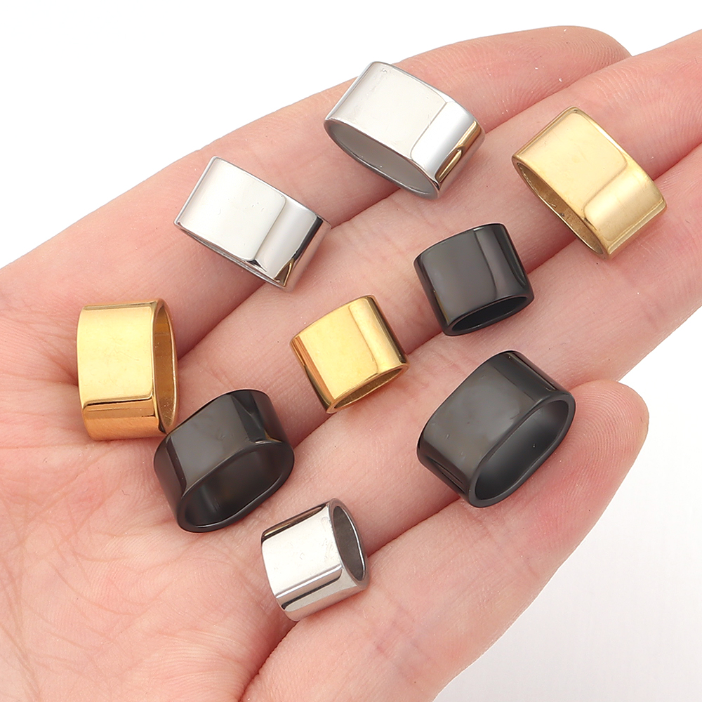 6pcs Flat Stainless Steel Tube - Patent Leather Oxford recensione e prezzo