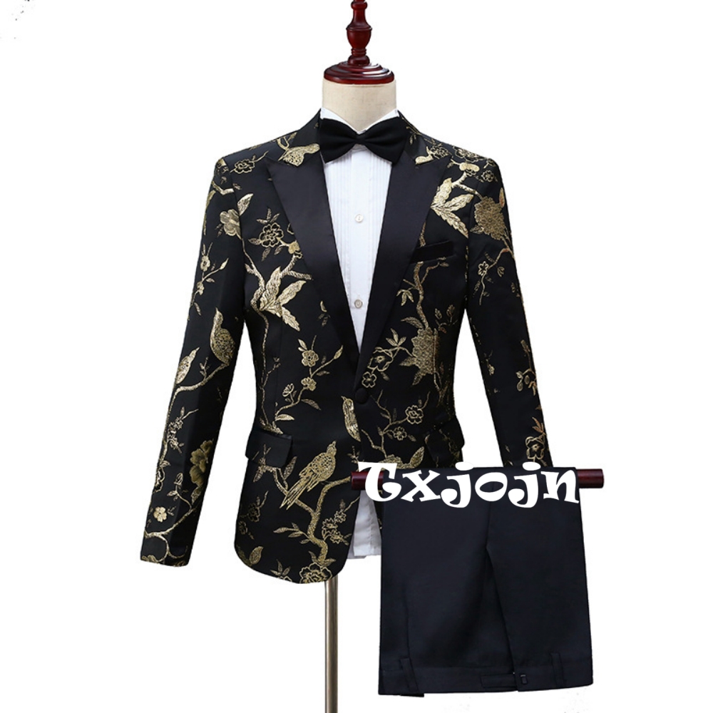 2026 New Exquisite Jacquard Su - Men Formal Wear Outfits recensione e prezzo