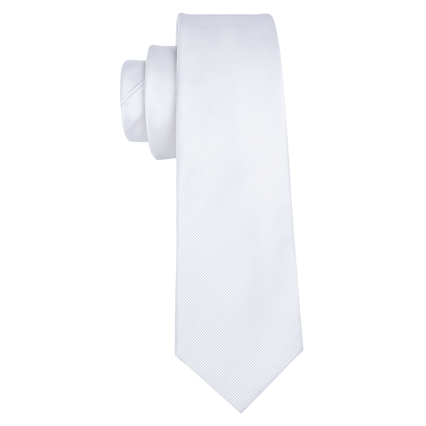 Silver White Men Tie Handkerch - Cufflinks Silver Set recensione e prezzo