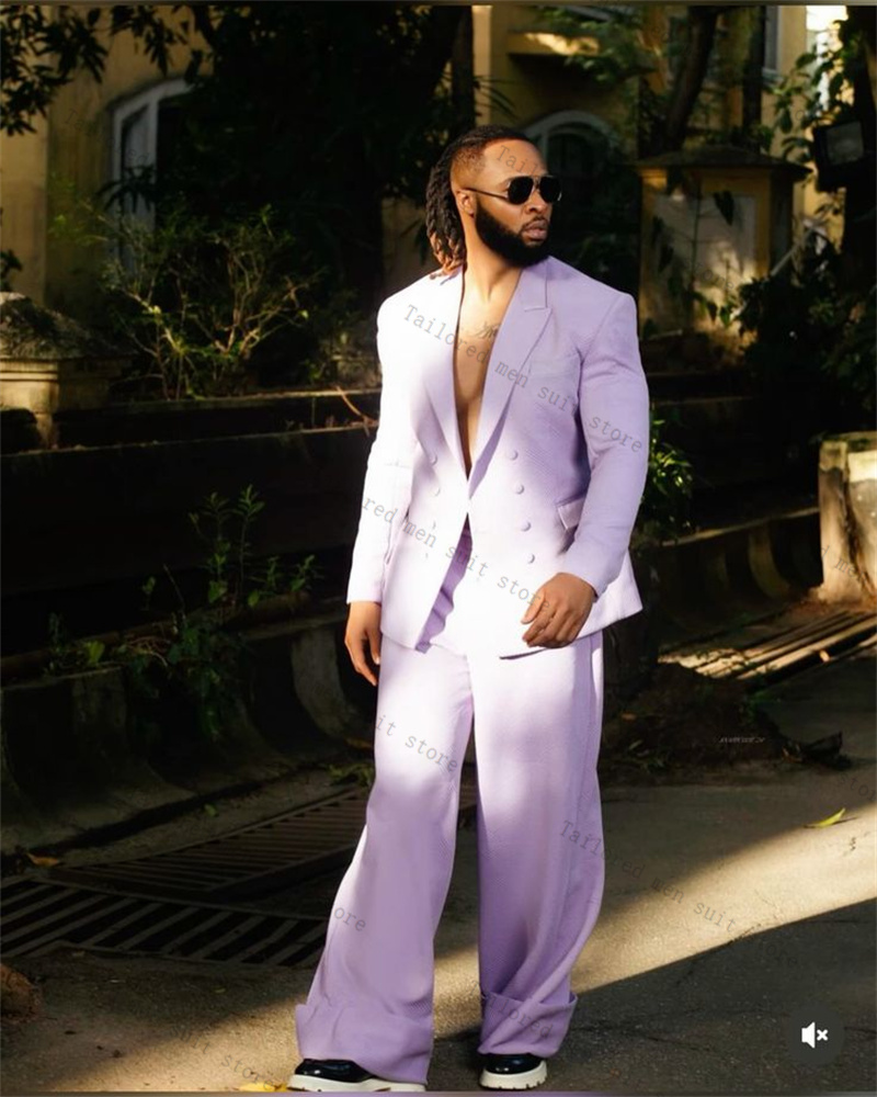 Lavender Purple Men Suits Pant - Men Formal Wear Purple recensione e prezzo