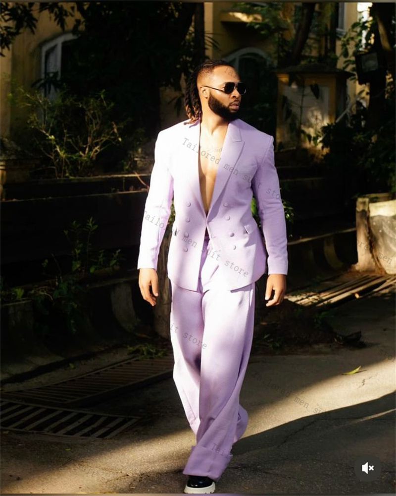 Lavender Purple Men Suits Pant - Men Formal Wear Purple recensione e prezzo