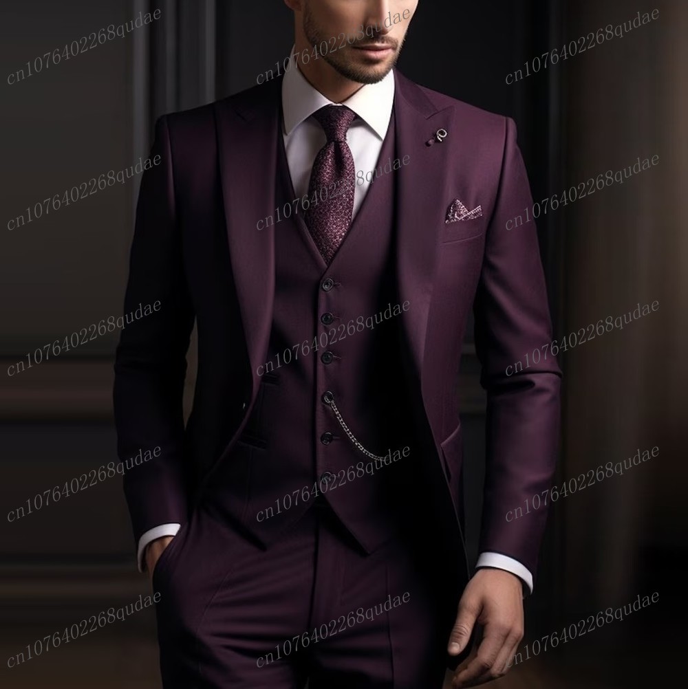 Formal Dark Purple Men Suit We - Men Formal Wear Purple recensione e prezzo