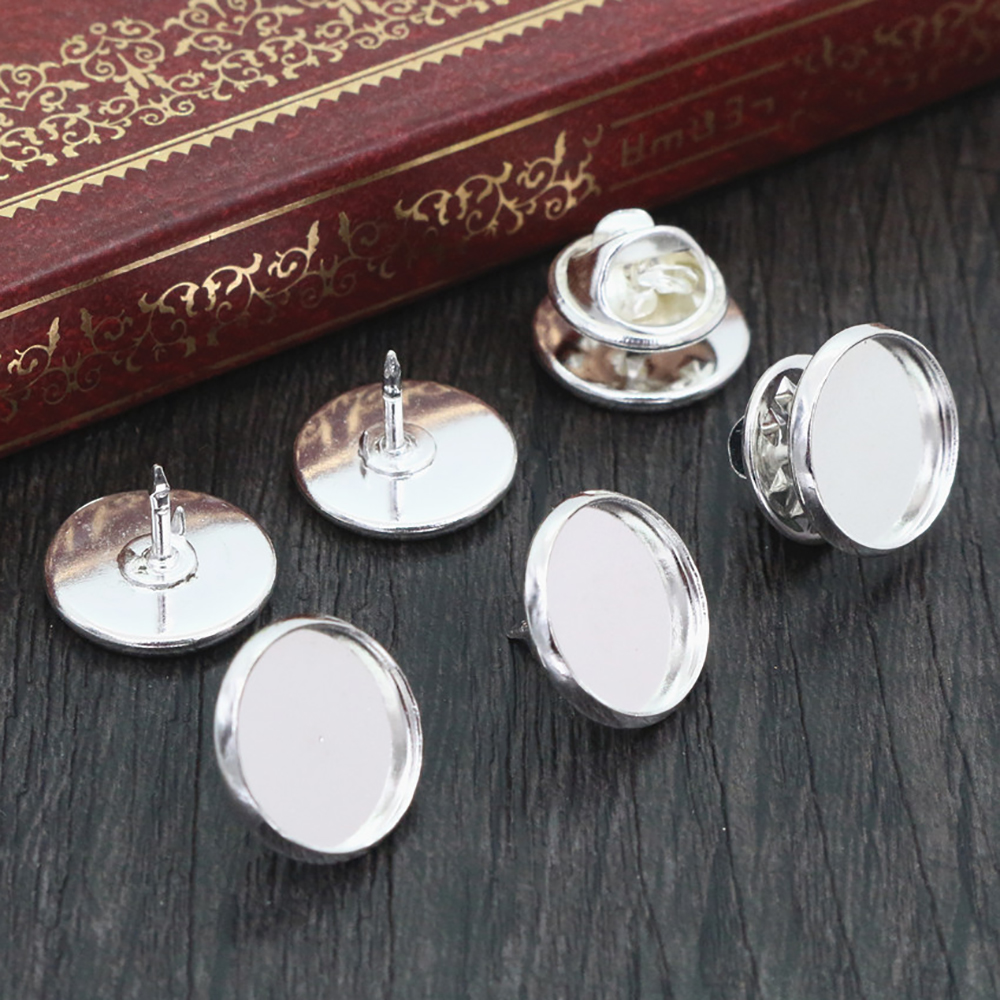 10pcs 12-20mm Inner Size Silve - Cufflinks Silver Set recensione e prezzo