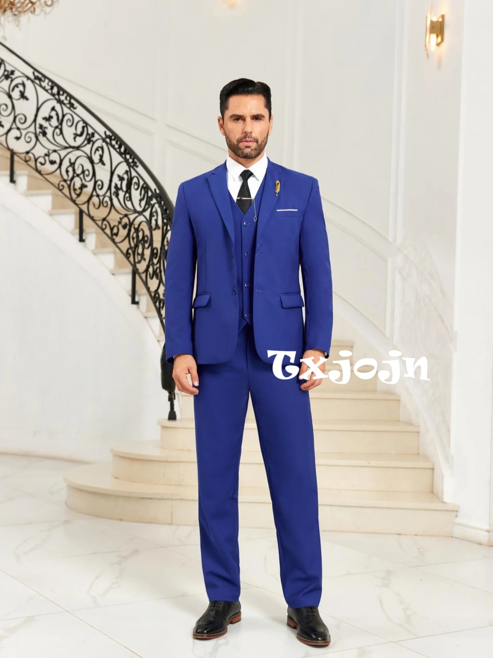 New Blue Men's Slim Fit Suits  - Men Formal Wear Outfits recensione e prezzo