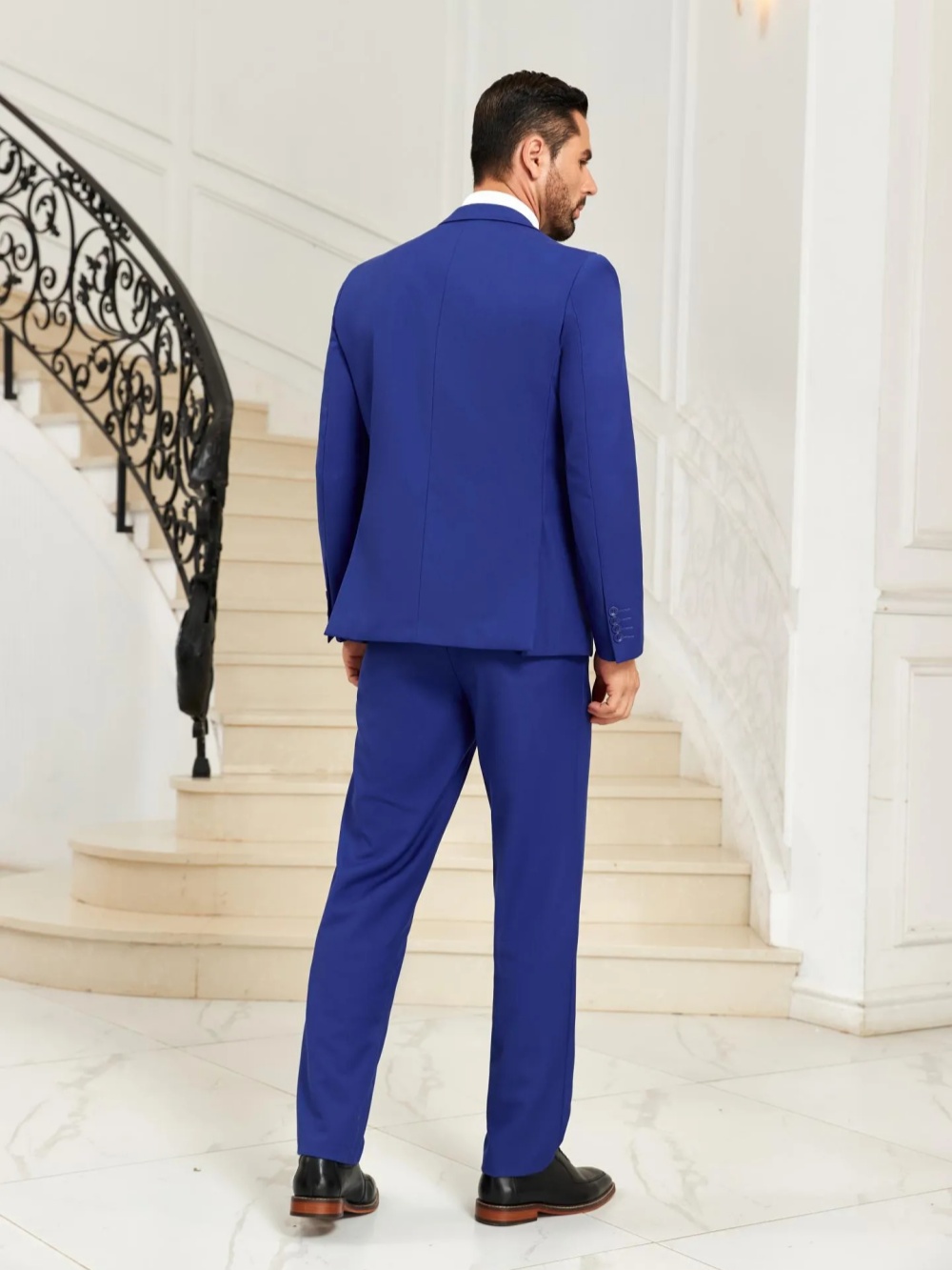 New Blue Men's Slim Fit Suits  - Men Formal Wear Outfits recensione e prezzo