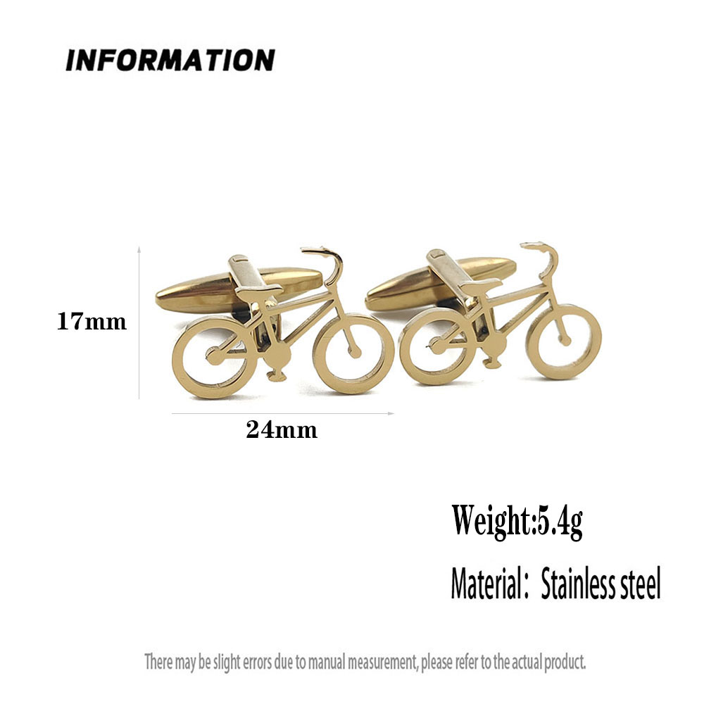 Punk style hollow bicycle stai - Dress Shirt French Cuff recensione e prezzo