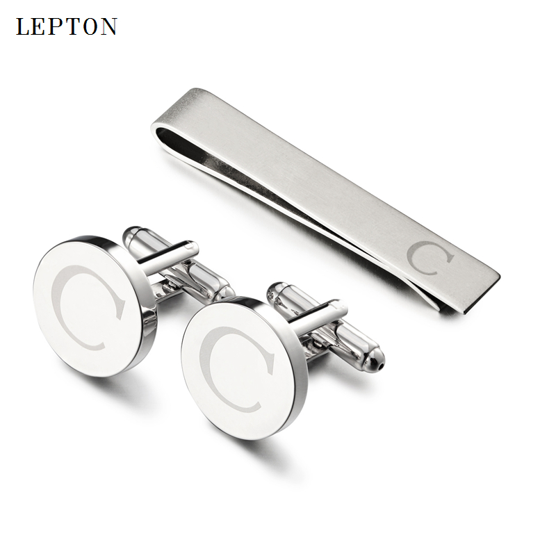 Hot Sale Round Letters C Cuffl - Cufflinks Silver Set recensione e prezzo