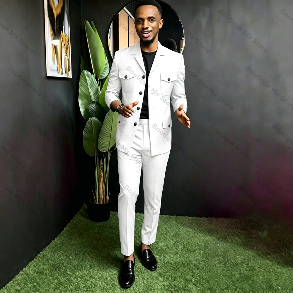 Men Safari Suit Two Piece Set  - Men Formal Wear Outfits recensione e prezzo
