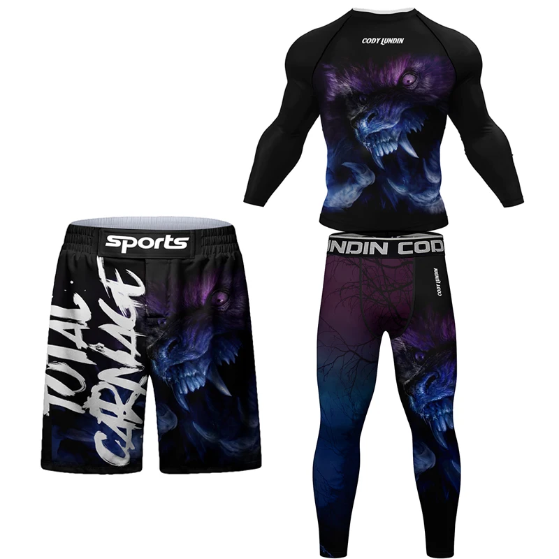 New Men MMA T shirt+Pant Boxin - Men Formal Wear Outfits recensione e prezzo