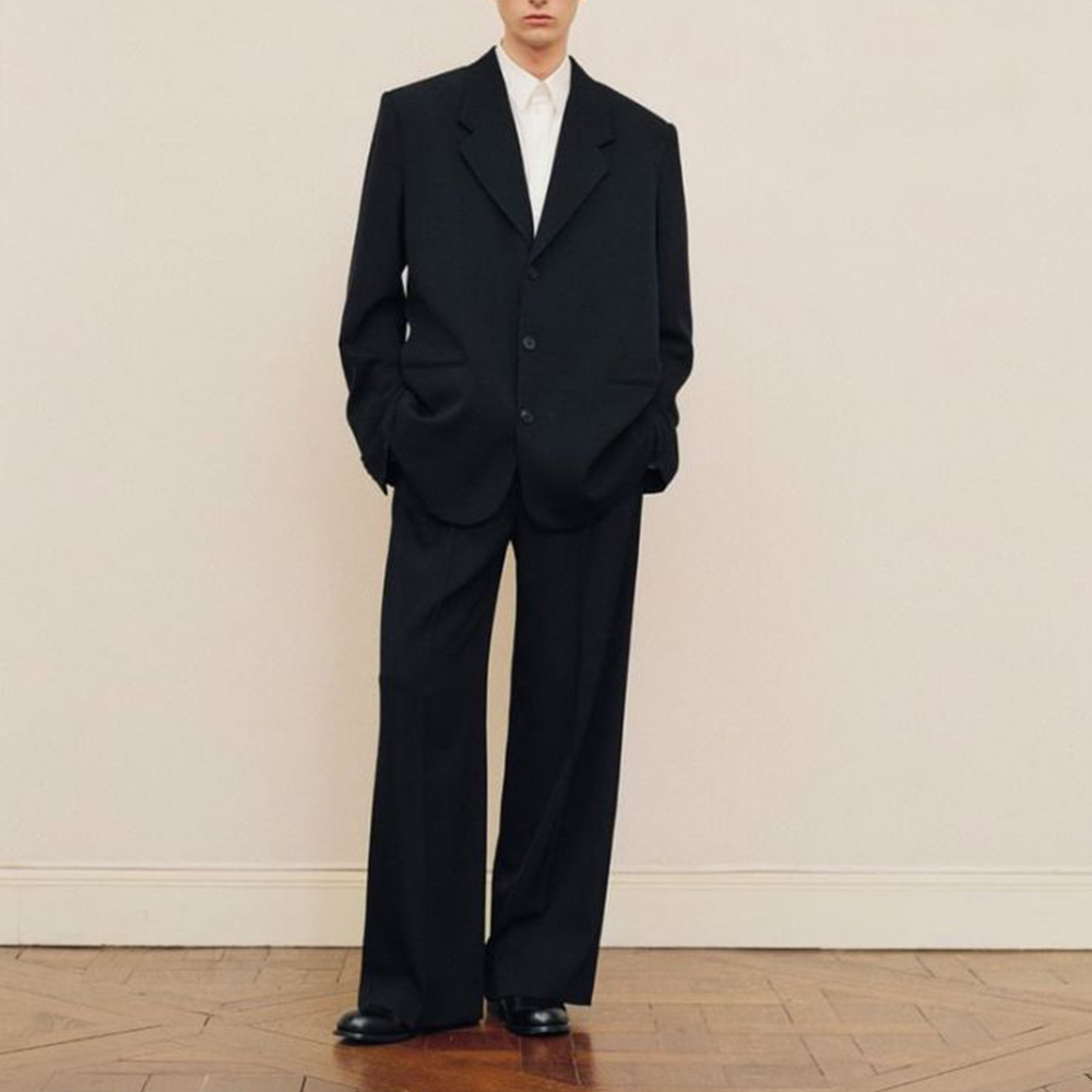 Men's Black Oversized Suit Set - Men Formal Wear Fashion recensione e prezzo