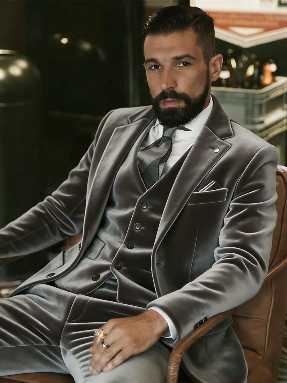 Men's Velvet Suits 3 Pieces Da - Men Formal Wear Outfits recensione e prezzo