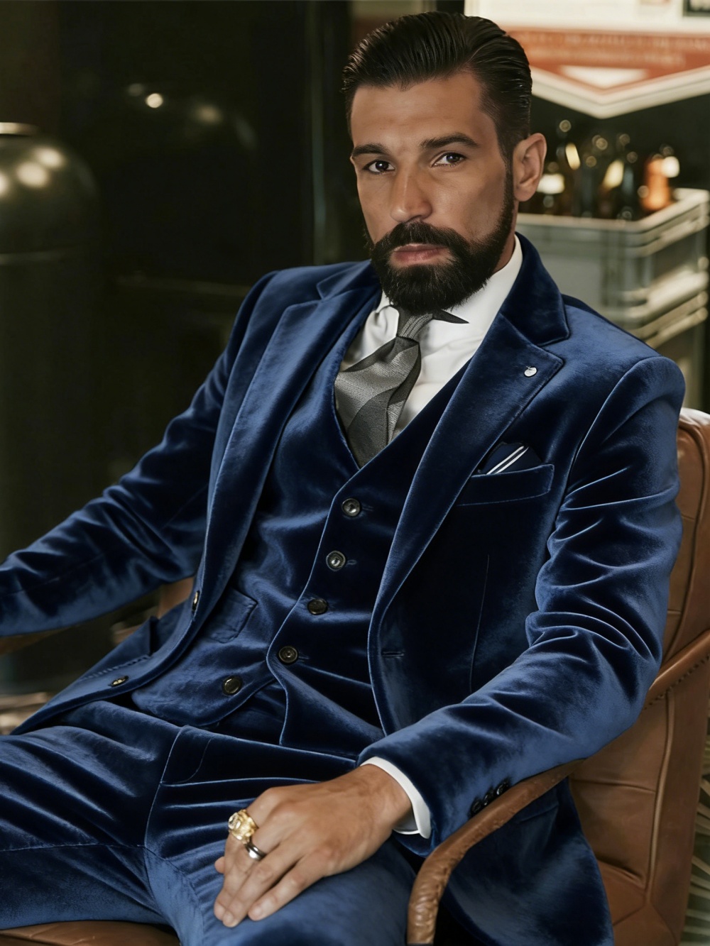 Men's Velvet Suits 3 Pieces Da - Men Formal Wear Outfits recensione e prezzo