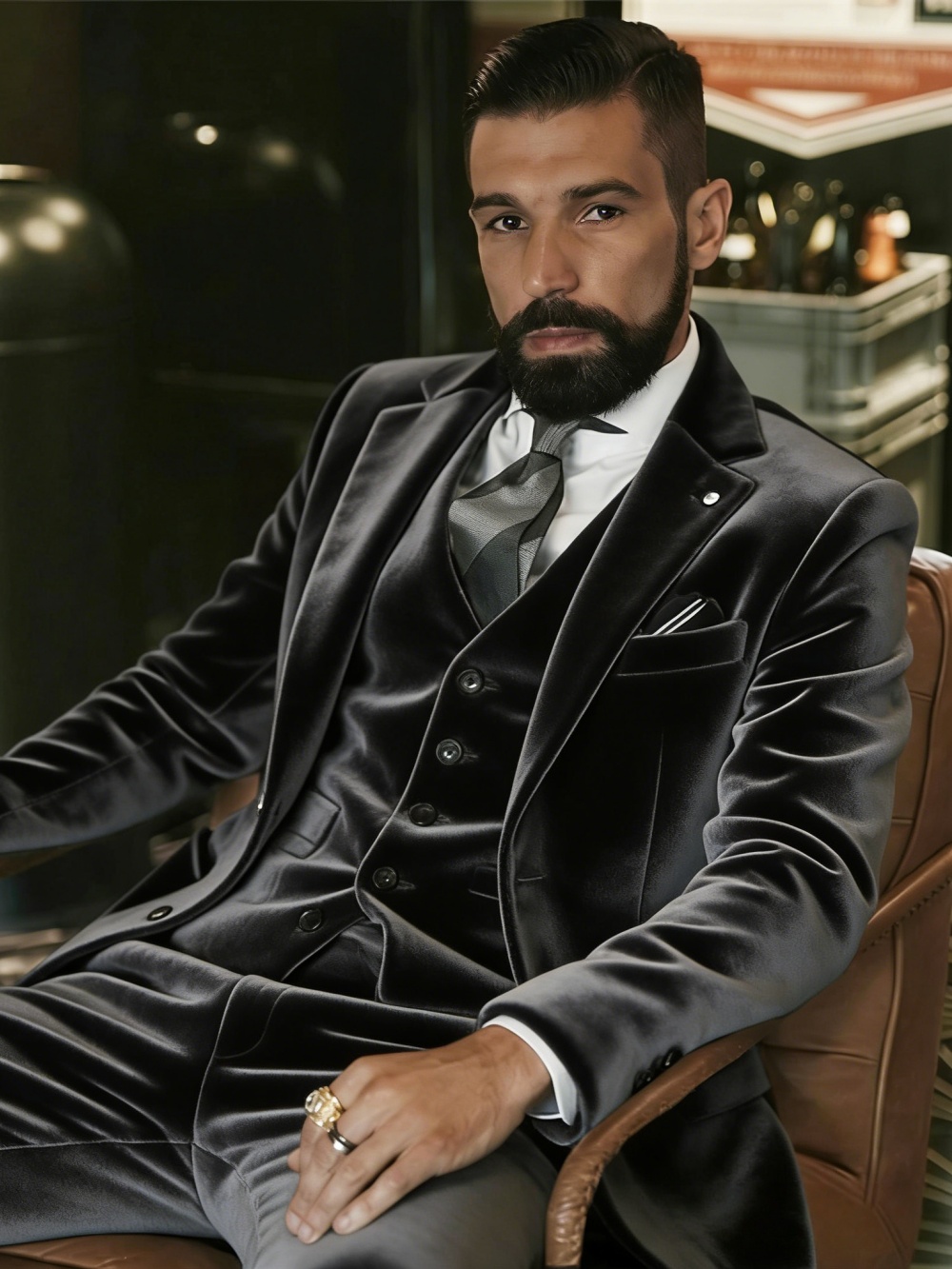 Men's Velvet Suits 3 Pieces Da - Men Formal Wear Outfits recensione e prezzo