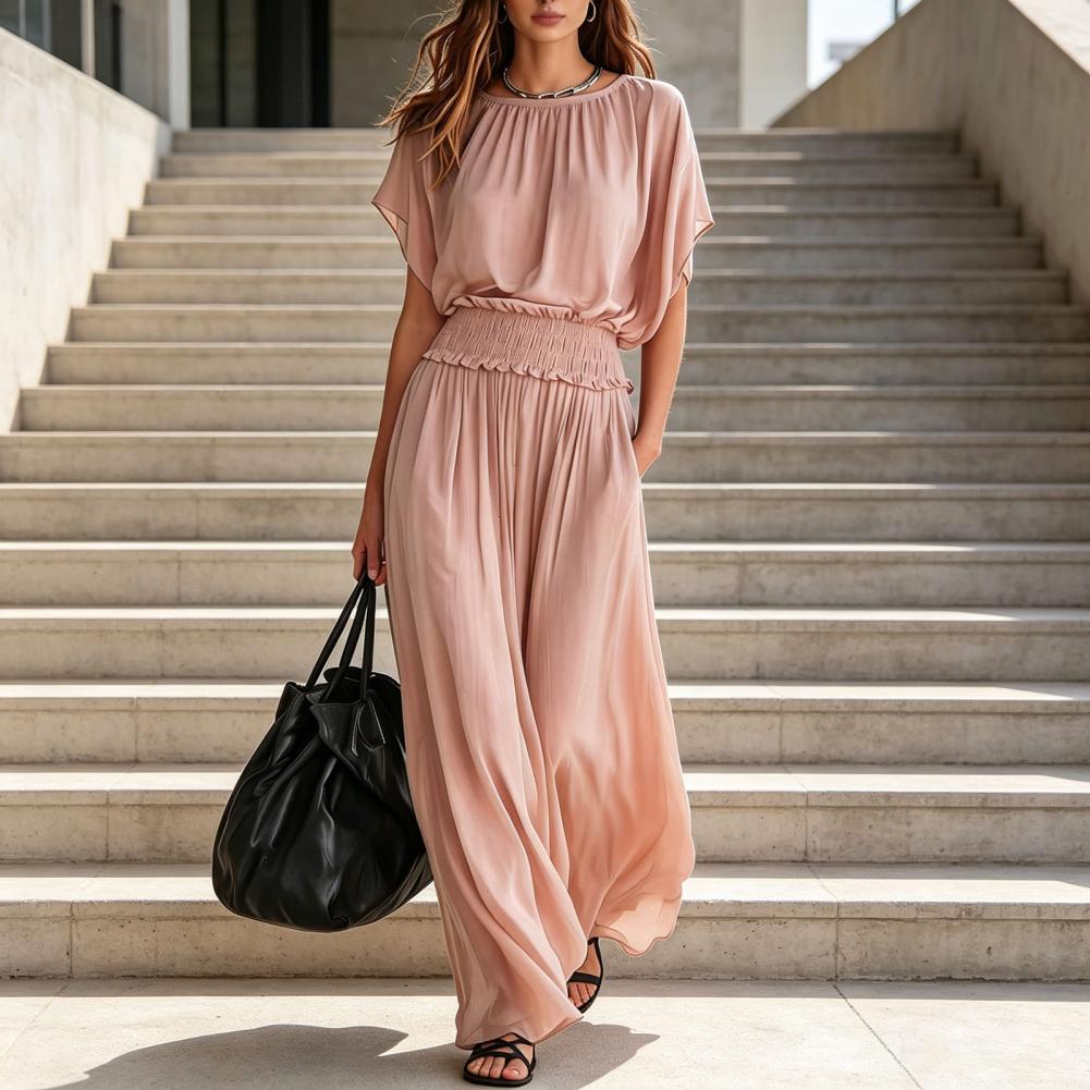 Women's Chiffon Long Dress Boa - Men'S Formal Wear For Wedding Guest recensione e prezzo
