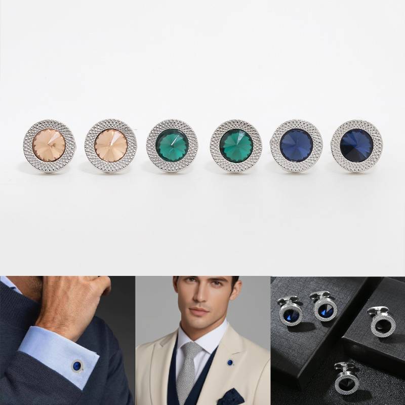 1Pc Stylish French Round Cuffl - Dress Shirt French Cuff recensione e prezzo