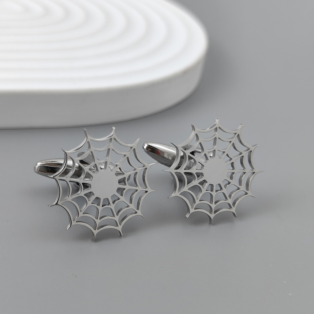 Silver spider web hollow gold- - Dress Shirt French Cuff recensione e prezzo